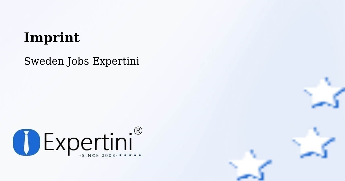 Imprint – Bor - Sweden Jobs Expertini