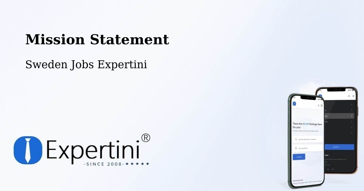 Corporate Mission – Bor - Sweden Jobs Expertini
